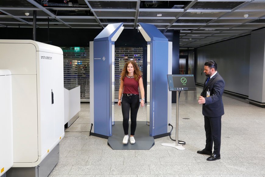 Rohde & Schwarz and Fraport evaluate the world’s first walk-through scanner for passengers 